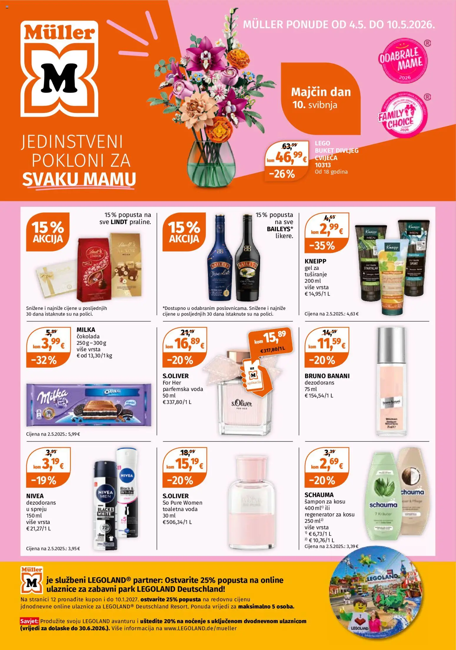 Pregled letka Müller Katalog trgovine Müller vrijedi od 04.05.2026