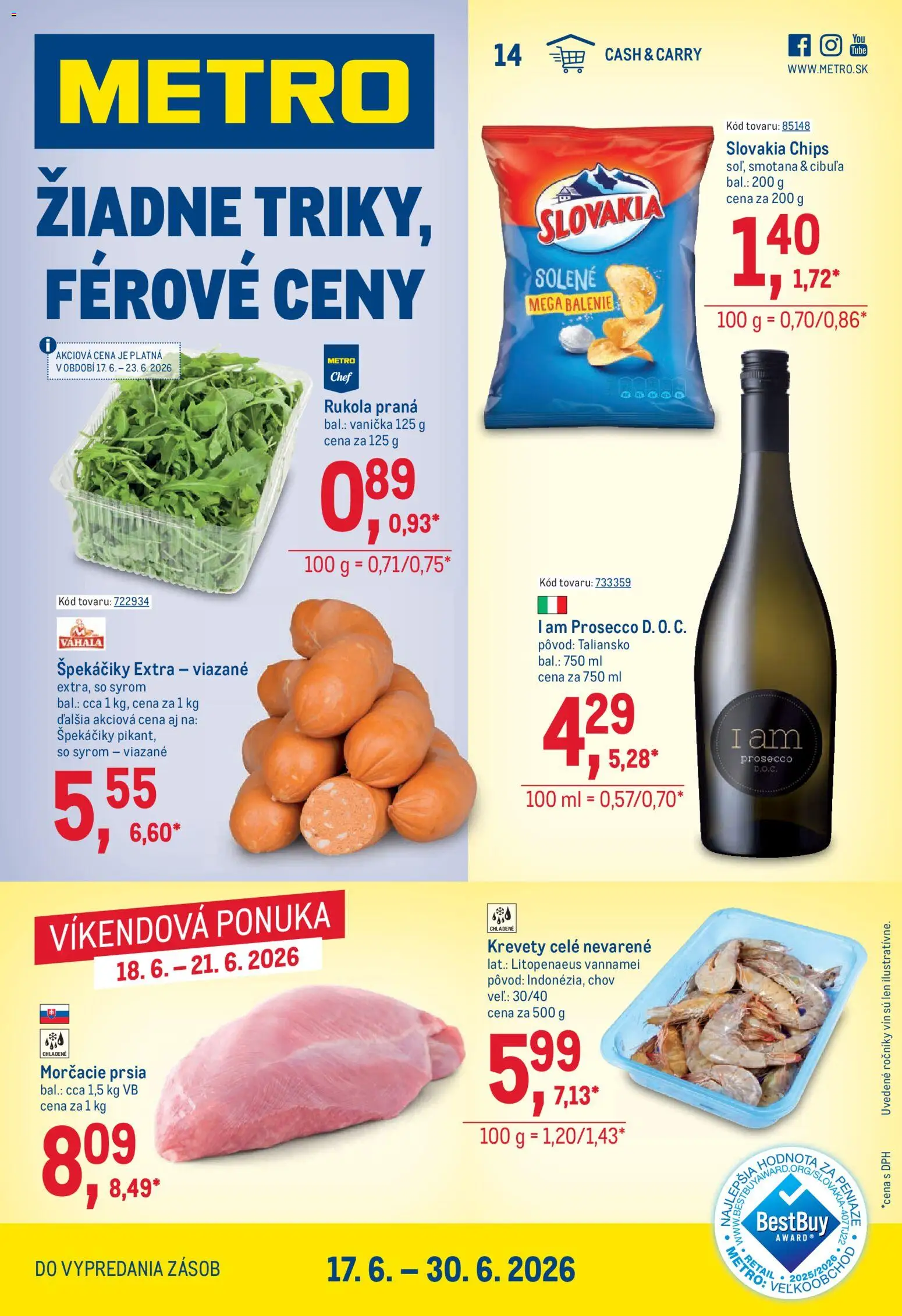 Náhľad Metro letáku platného od 17.06.2026