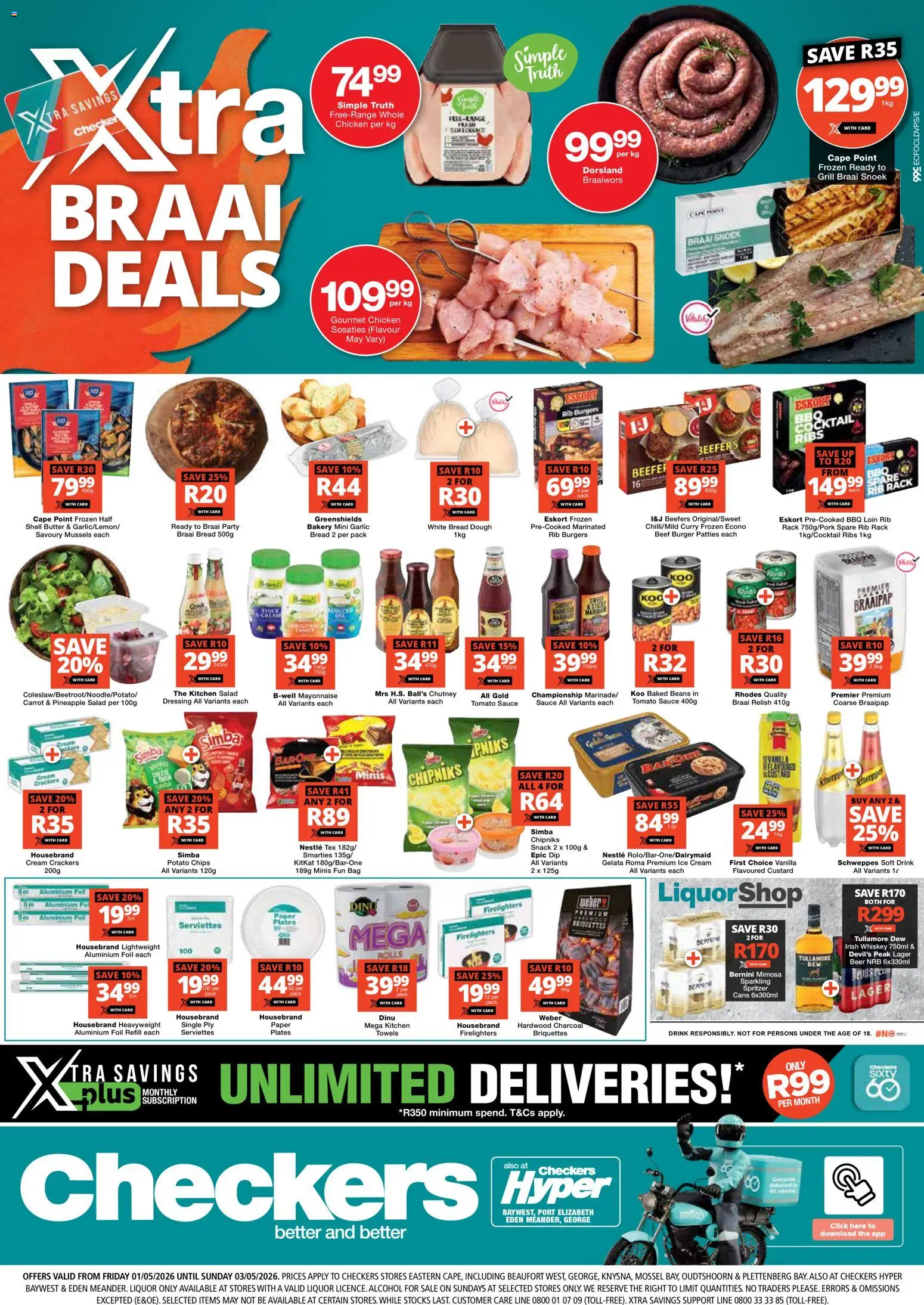 Preview of Checkers flyer valid from 01/05/2026
