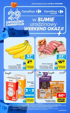 Pogląd gazetki "Carrefour gazetka - Weekend okazji" ze sklepu Carrefour ważnej od 08.10.2026