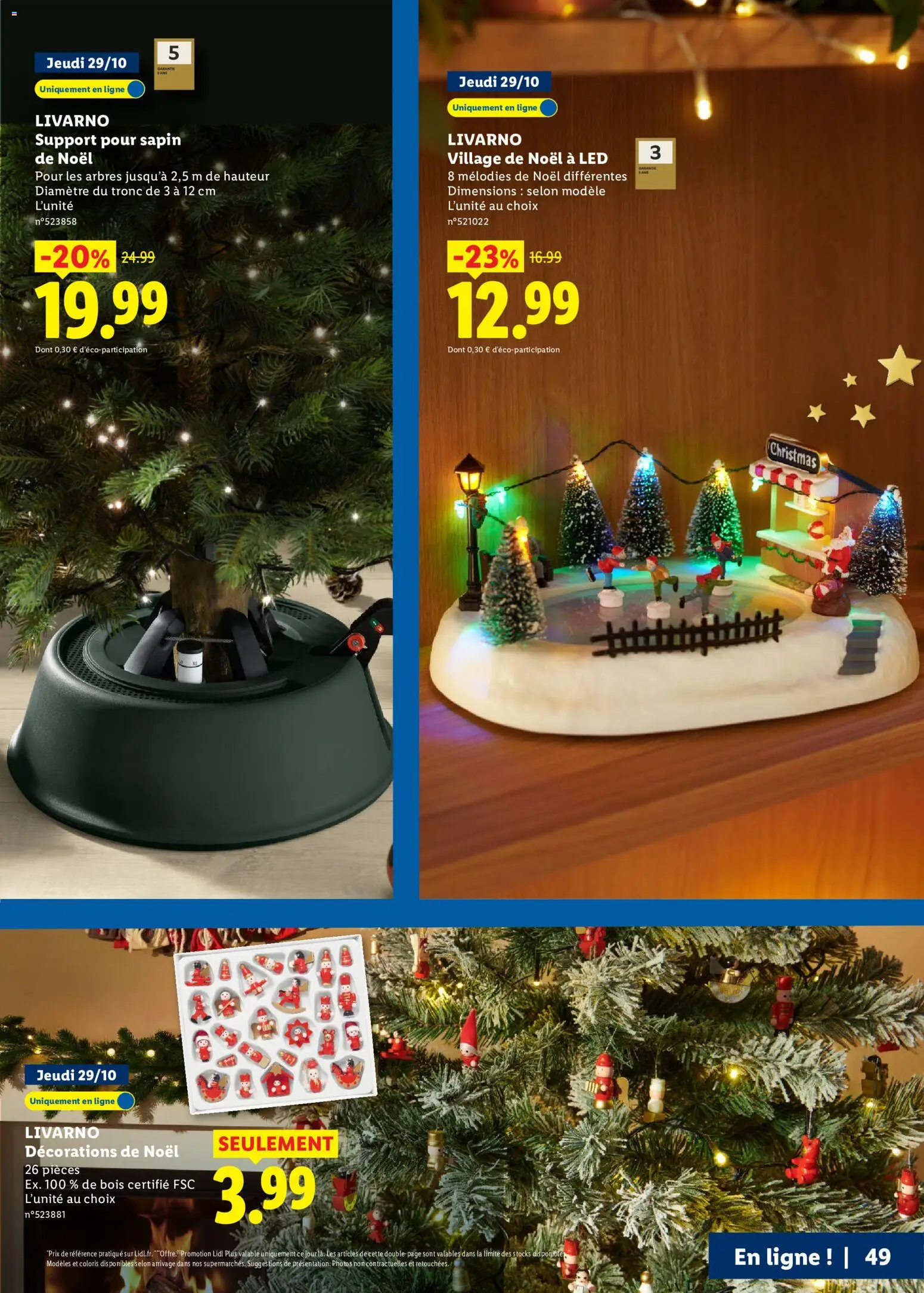 Prévisualisation de LIDL Catalogue de Noël du magasin LIDL formulaire valide 29/10/2026