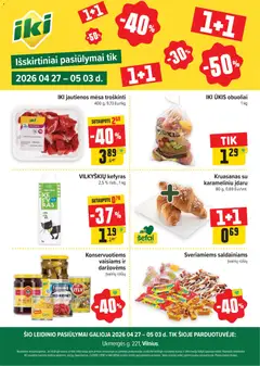IKI parduotuvės leidinio IKI leidinys - Specialūs pasiūlymai IKI Pikas parduotuvės klientams galiojančio nuo 2026.04.27 peržiūra