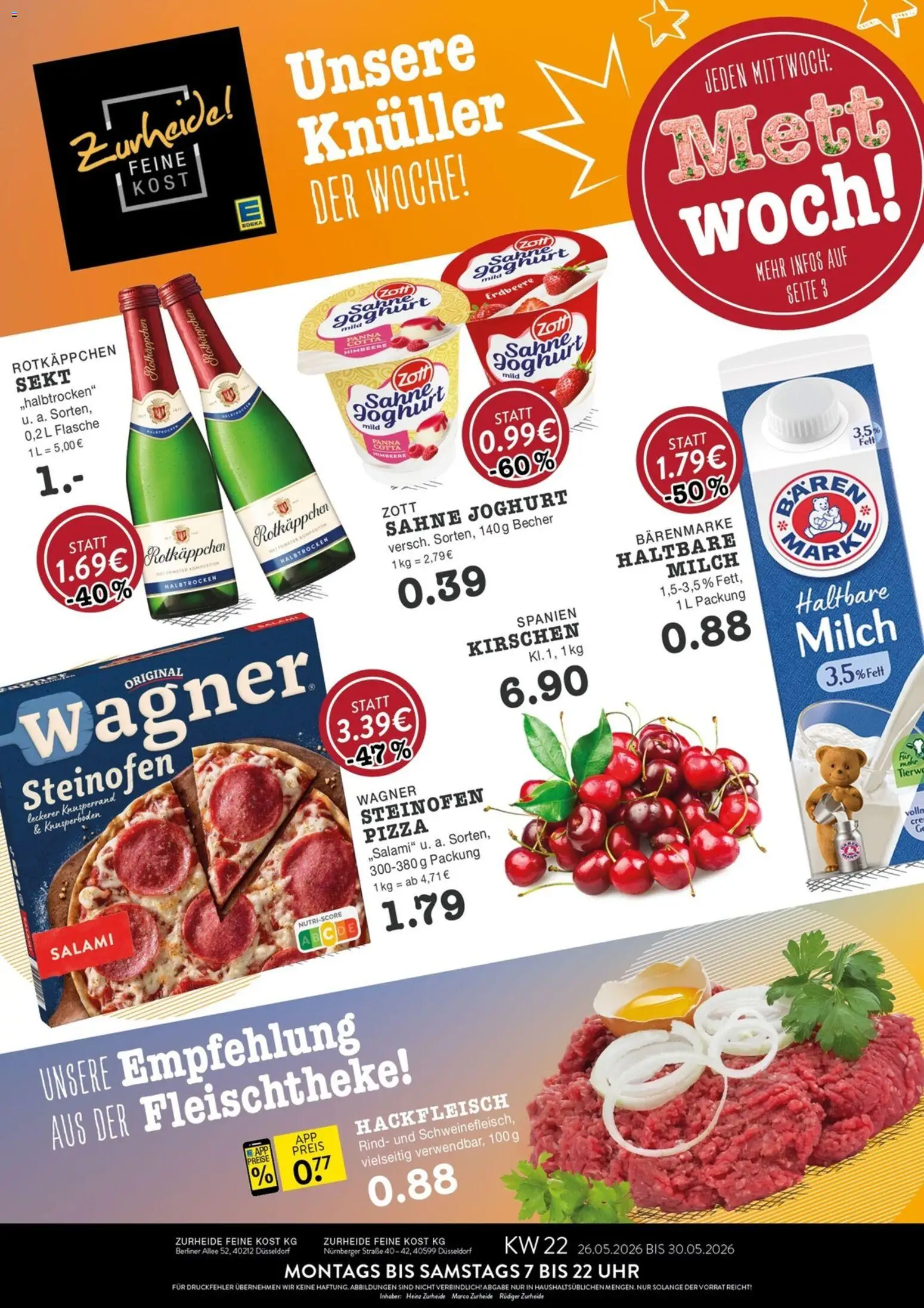 Vorschau von dem Prospekt des Geschäftes Edeka Zurheide, gültig ab dem 26.05.2026