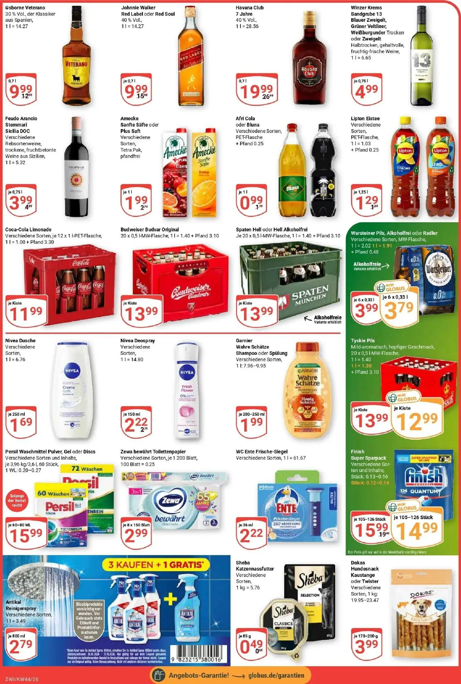 Vorschau von dem Prospekt des Geschäftes Globus, gültig ab dem 26.10.2026