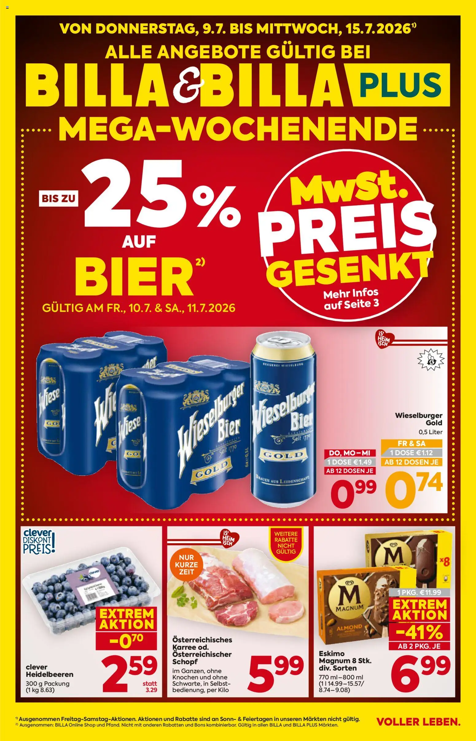 Vorschau der Angebote: Billa Billa - Flugblatt gültig ab 09.07.2026