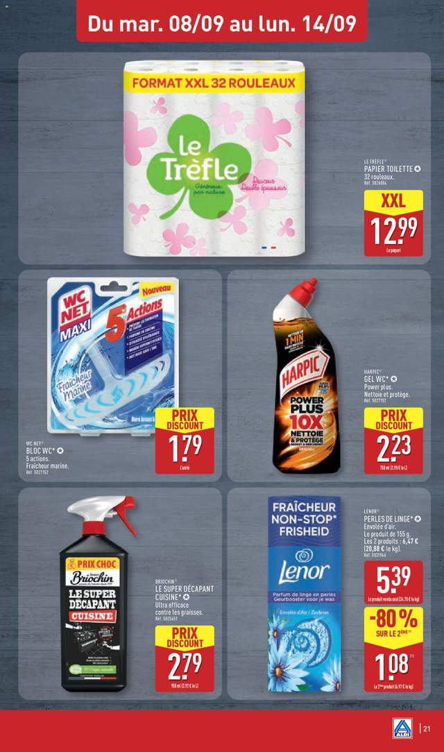 Nouveau catalogue Aldi à partir du 08/09