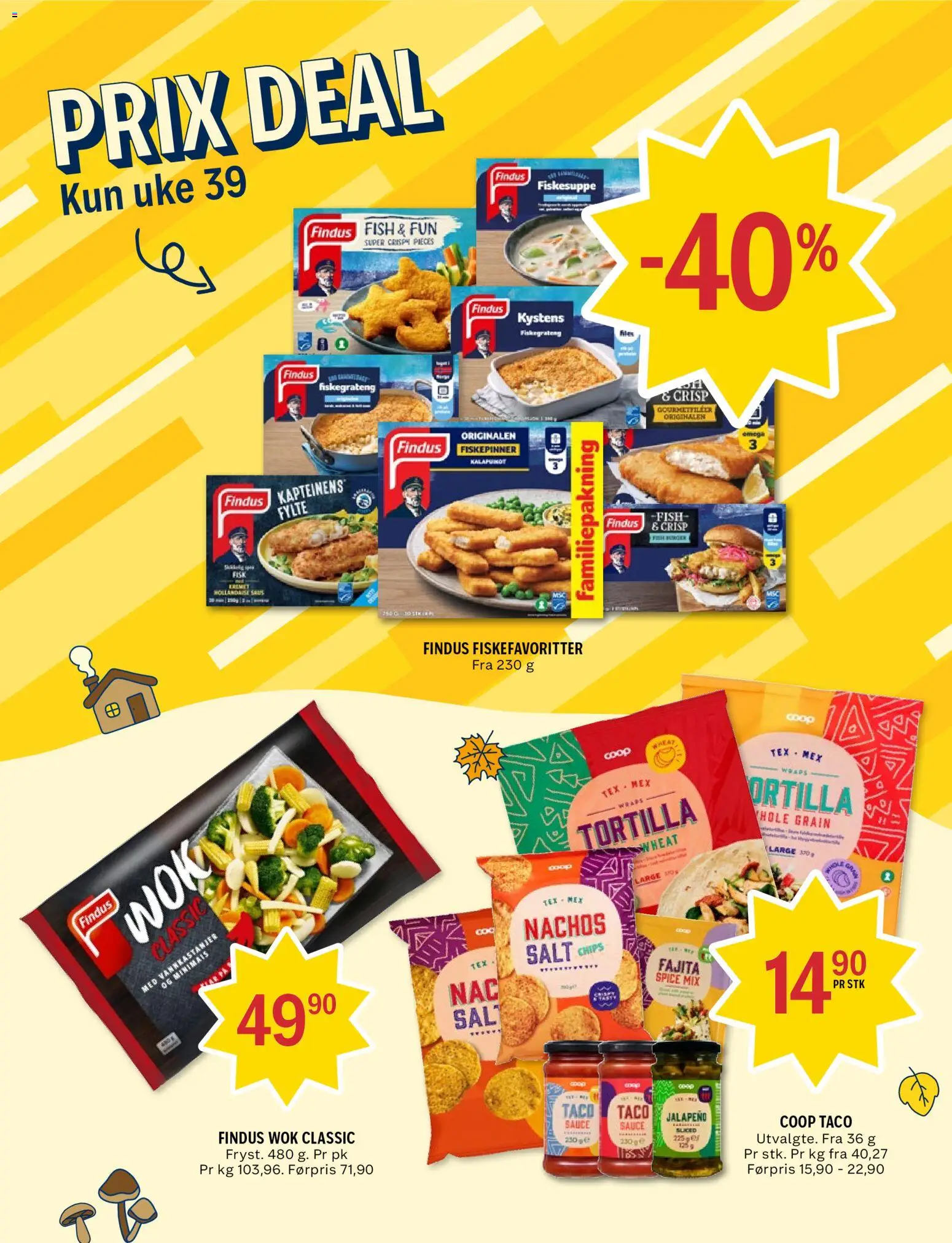 Forhåndsvis Coop Prix kundeavis fra butikk Coop Prix gyldig fra 21/09/2026