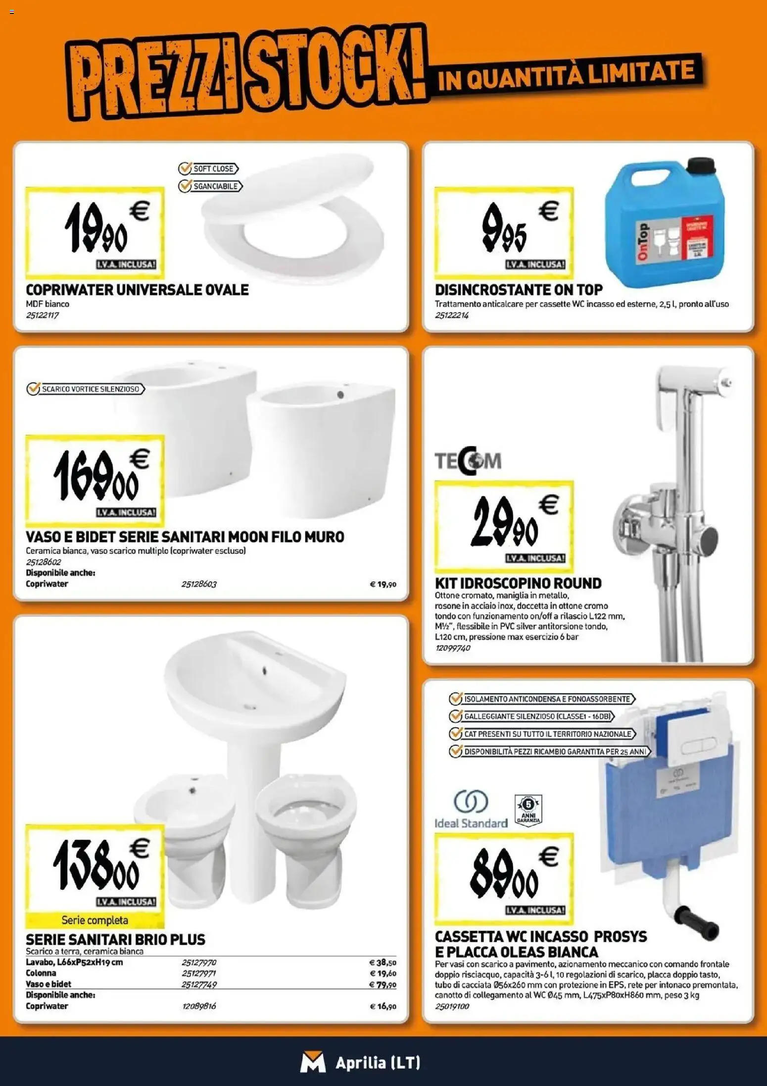 Anteprima dell'opuscolo TECNOMAT catalogo Aprilia dal negozio TECNOMAT valido da 29/10/2026