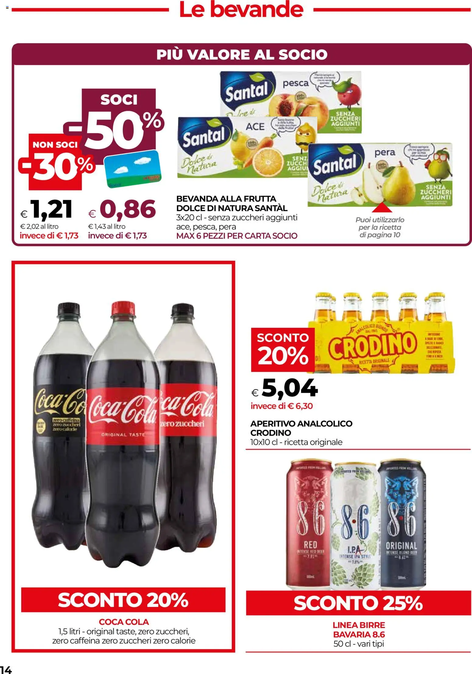 Anteprima dell'opuscolo COOP volantino Firenze dal negozio COOP valido da 03/09/2026 - Aperitivo, Coca Cola, Frutta, Pesca, Pera, Bevande