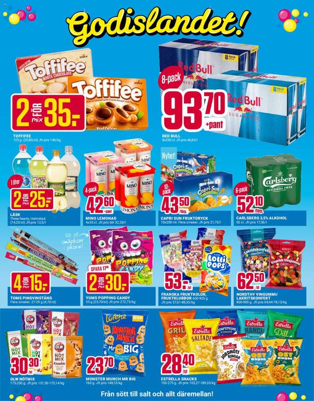 Nytt ÖoB reklamblad från 13/07