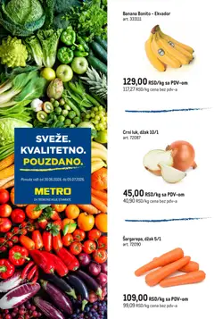Pregled Metro kataloga - važi od 30.06.2026