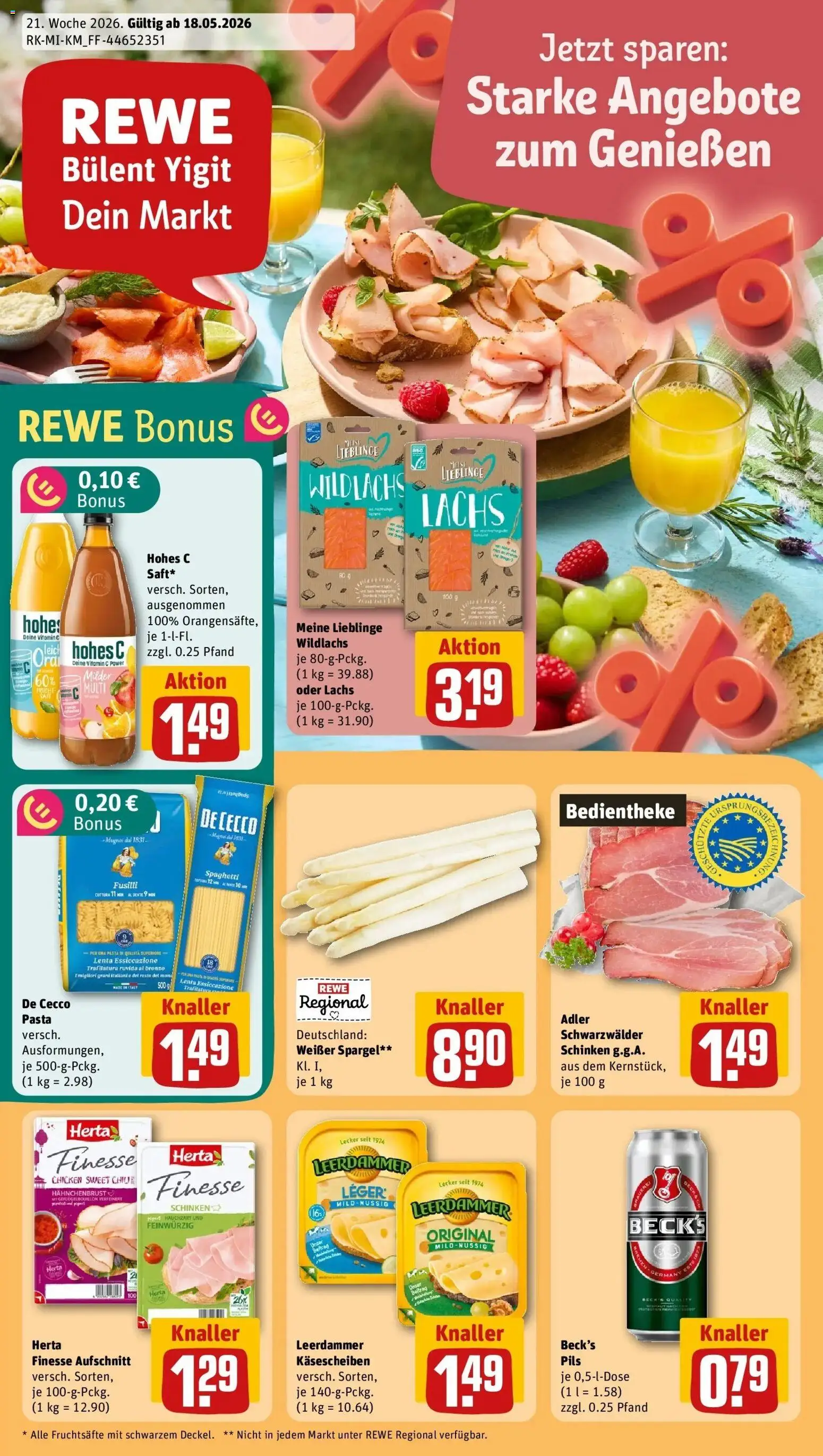Vorschau von dem Prospekt des Geschäftes Rewe, gültig ab dem 17.05.2026