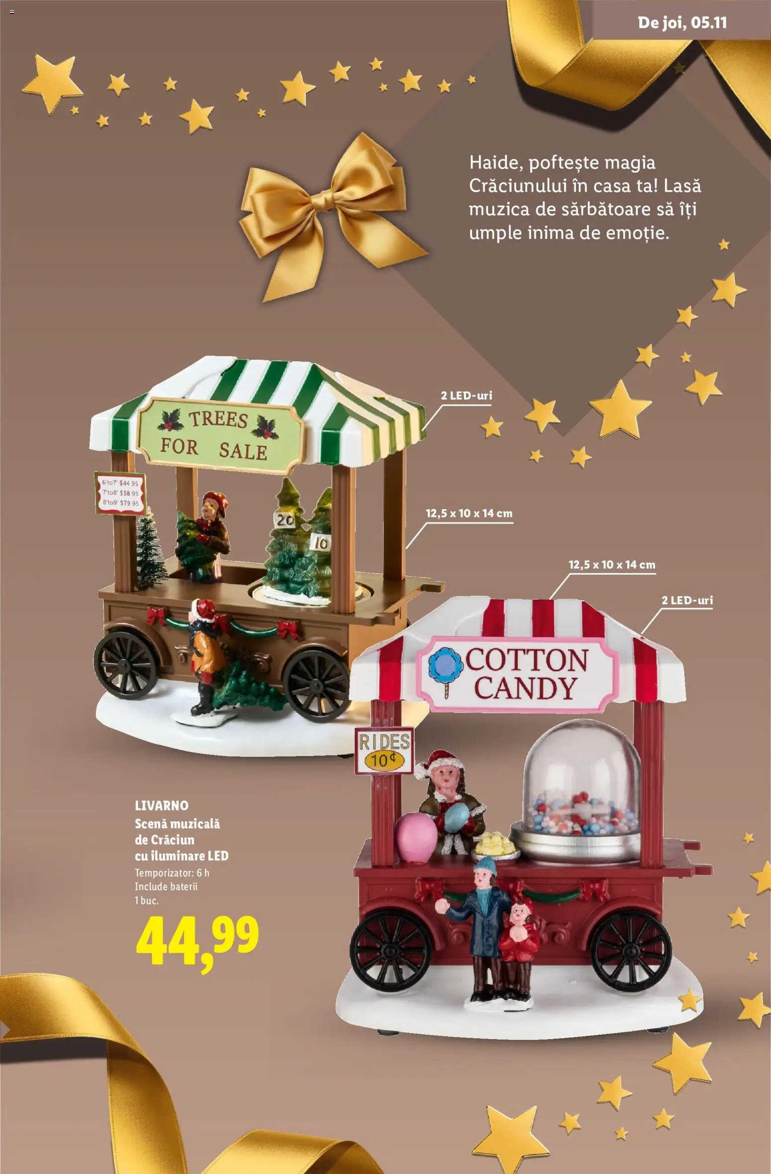 Previzualizarea de cataloage: Lidl Lidl Catalog Decorațiuni valabil de la 05.11.2026 - LED, Baterii