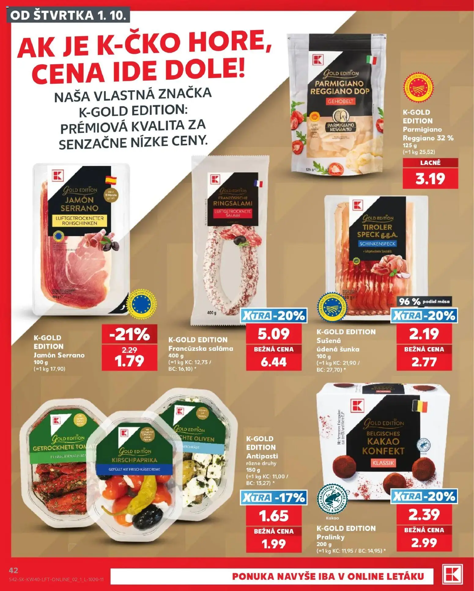 Náhľad Kaufland letáku platného od 01.10.2026