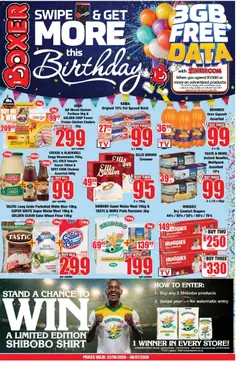 Preview of Boxer flyer valid from 22/06/2026