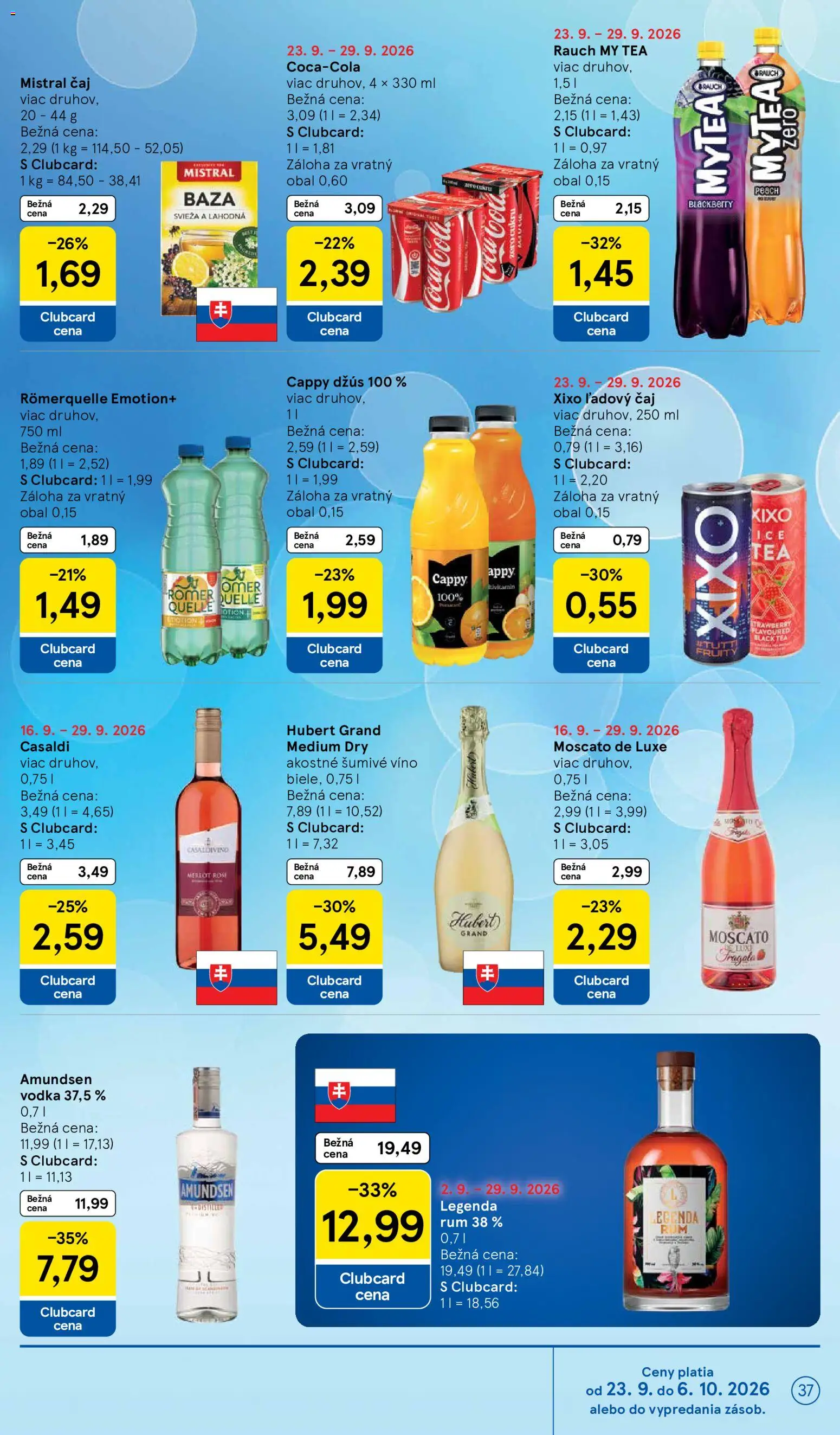 Náhľad Tesco letáku platného od 23.09.2026