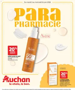 Prévisualisation de Auchan Parapharmacie, beauté du magasin Auchan formulaire valide 02/06/2026