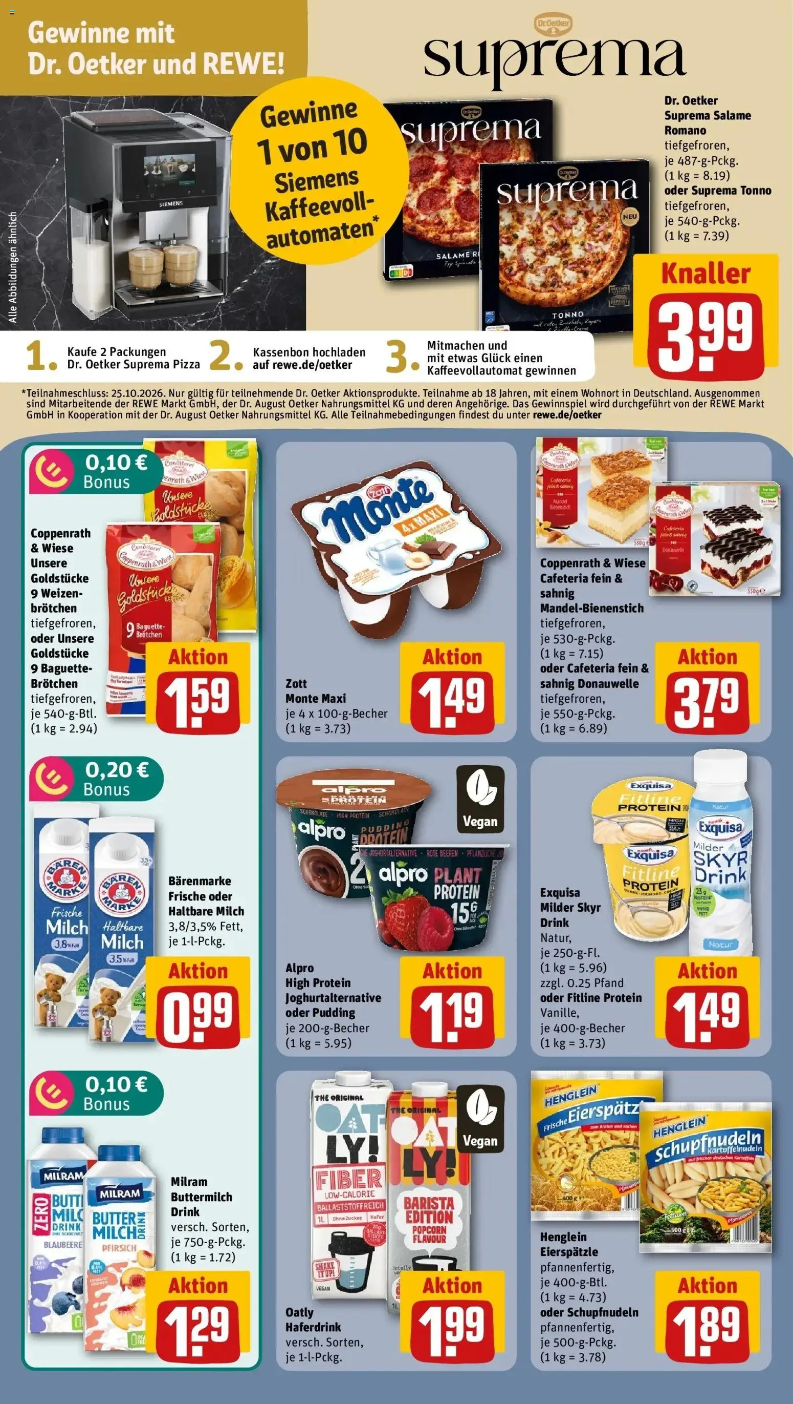 Vorschau von dem Prospekt des Geschäftes Rewe, gültig ab dem 05.10.2026