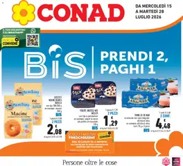 Anteprima dell'opuscolo Conad volantino dal negozio Conad valido da 15/07/2026