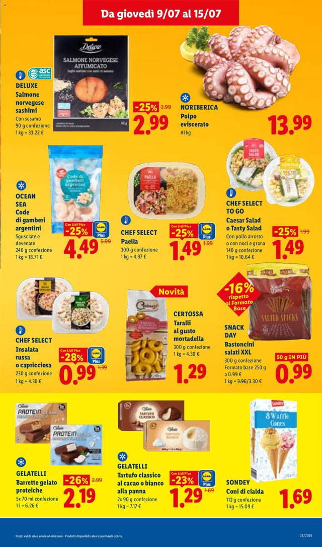 Nuovo volantino Lidl dal 09/07