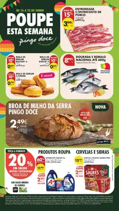 Pré-visualização do folheto da loja Pingo Doce válida a partir de 16/06/2026