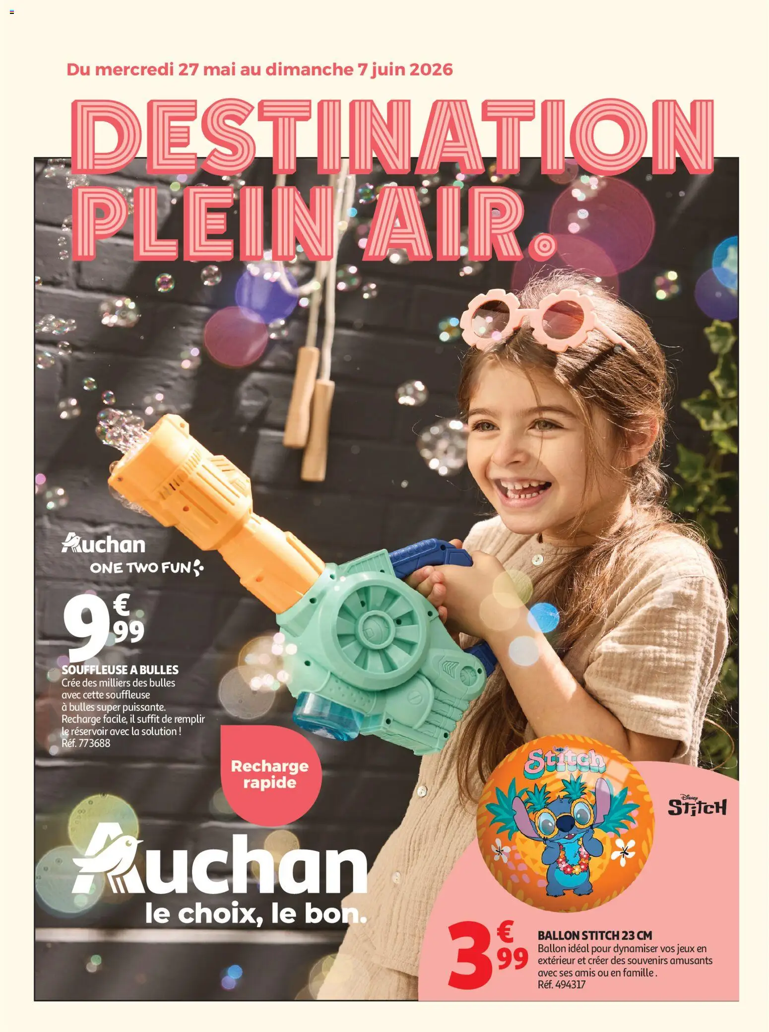Prévisualisation de Auchan Plein air jeux de jardin du magasin Auchan formulaire valide 27/05/2026