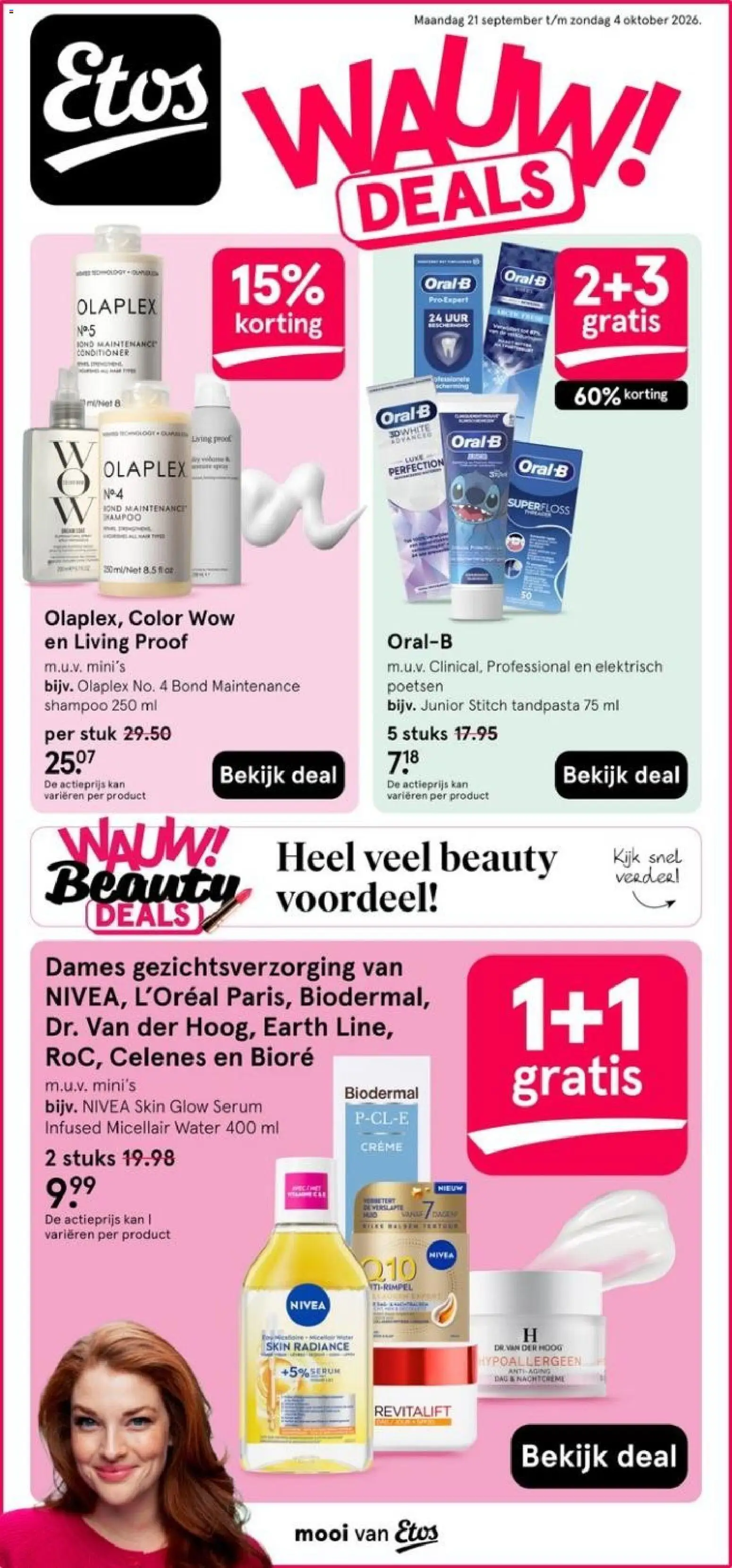 Voorbeeld van Etos folder van winkel Etos geldig vanaf 21-09-2026