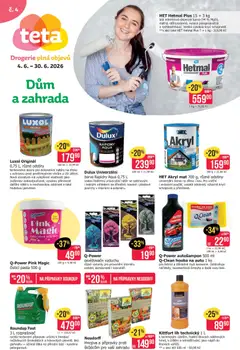 Náhled nabídky: TETA Drogerie TETA Drogerie leták - Dům a zahrada platný od 04.06.2026