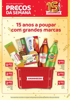 Pré-visualização do folheto da loja Amanhecer válida a partir de 15/10/2026