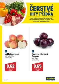 Náhľad Metro letáku platného od 26.10.2026