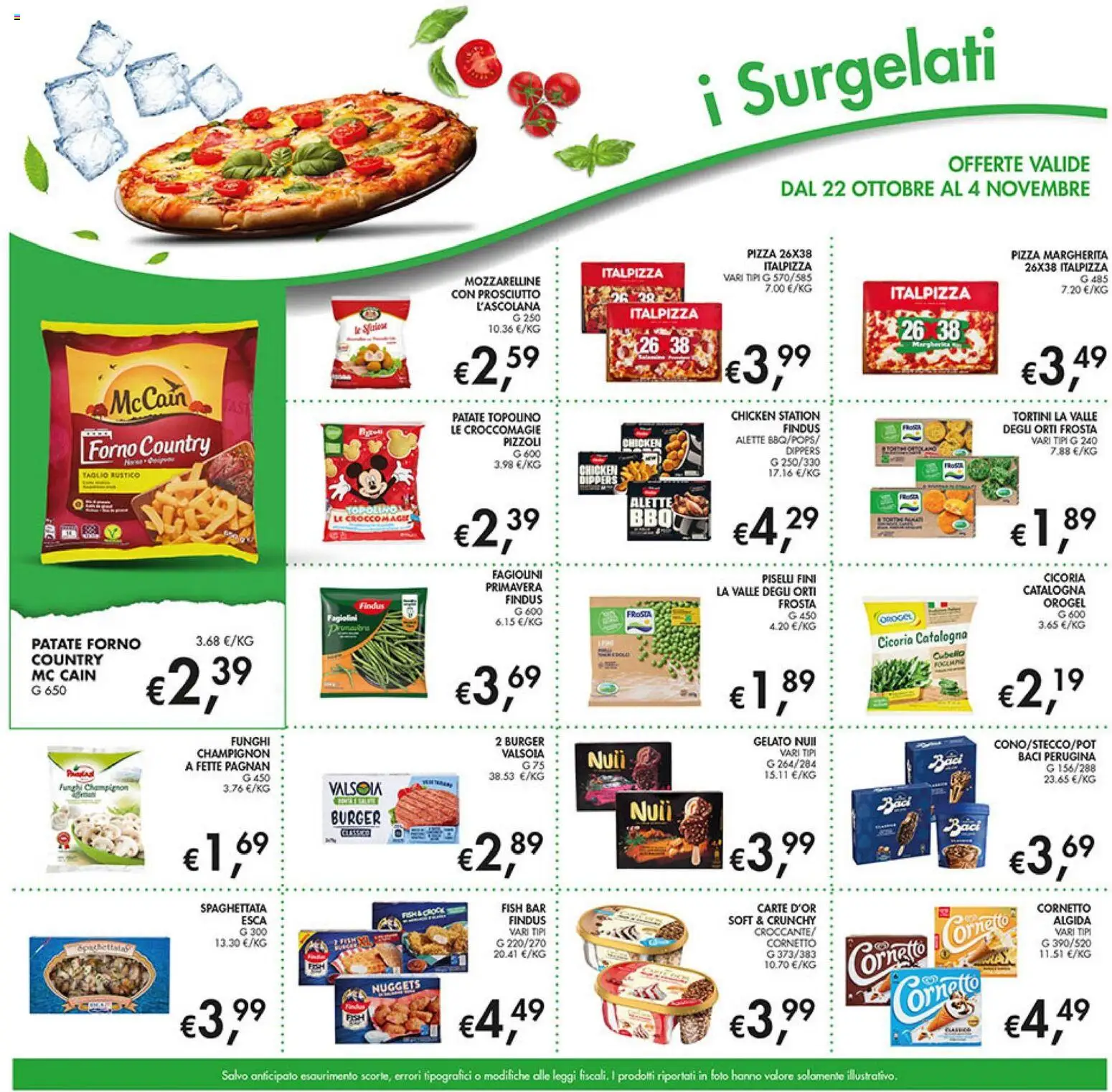 Anteprima dell'opuscolo Coal volantino dal negozio Coal valido da 22/10/2026 - Pizza, Gelato, Forno, Piselli, Cornetto, Nuggets, Fagiolini, Taglio