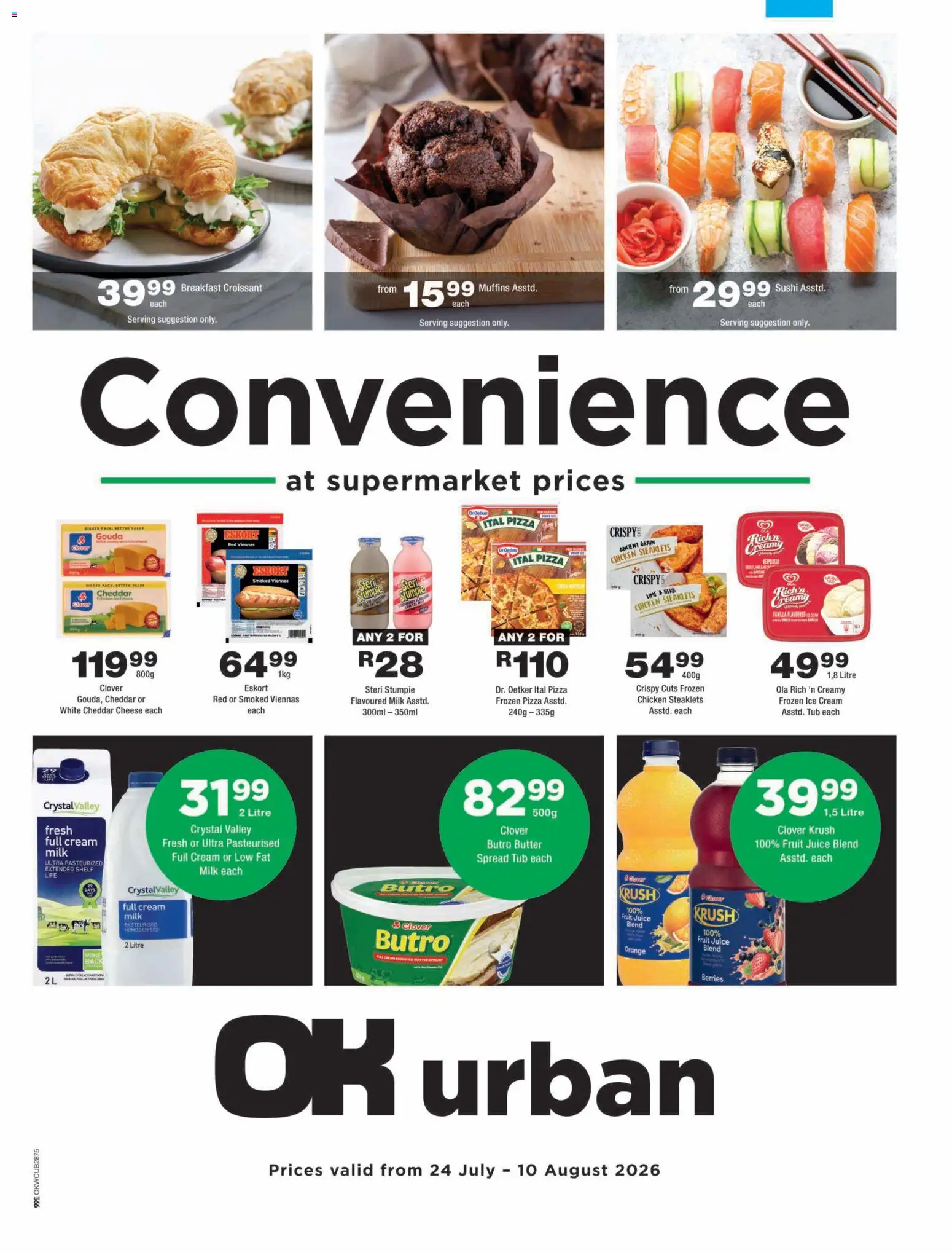 Preview of OK Foods flyer valid from 24/07/2026