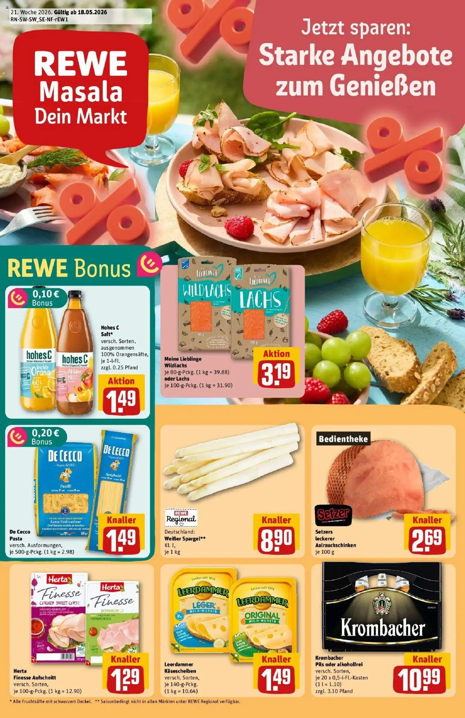 Vorschau von dem Prospekt des Geschäftes Rewe, gültig ab dem 17.05.2026