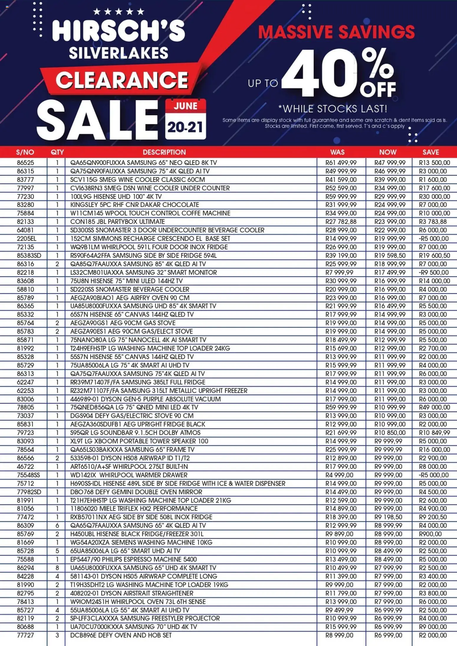 Preview of Hirsch's flyer valid from 20/06/2026