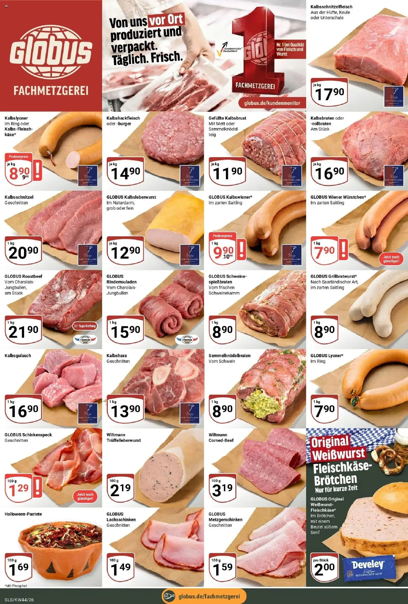 Vorschau von dem Prospekt des Geschäftes Globus, gültig ab dem 26.10.2026