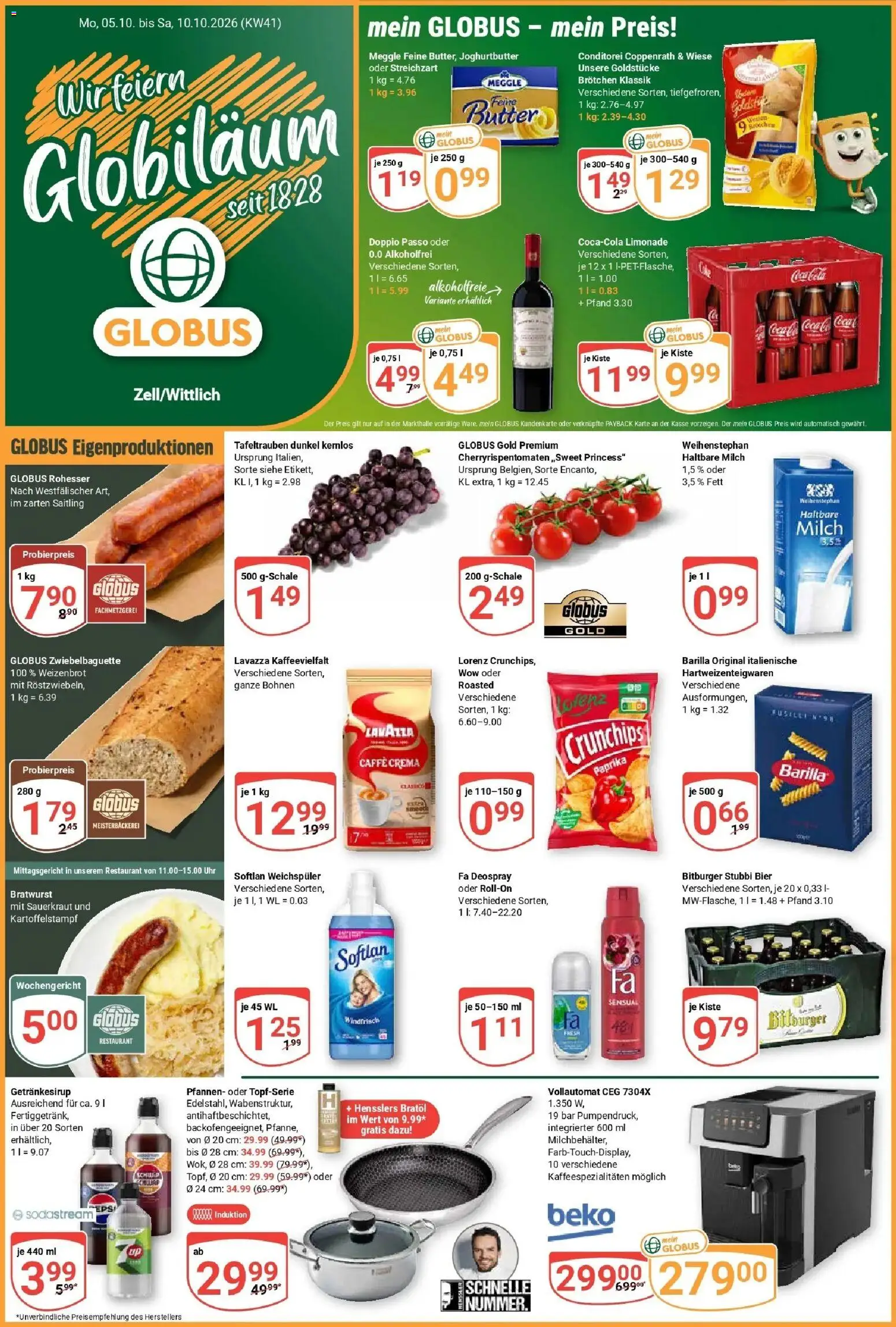 Vorschau von dem Prospekt des Geschäftes Globus, gültig ab dem 05.10.2026