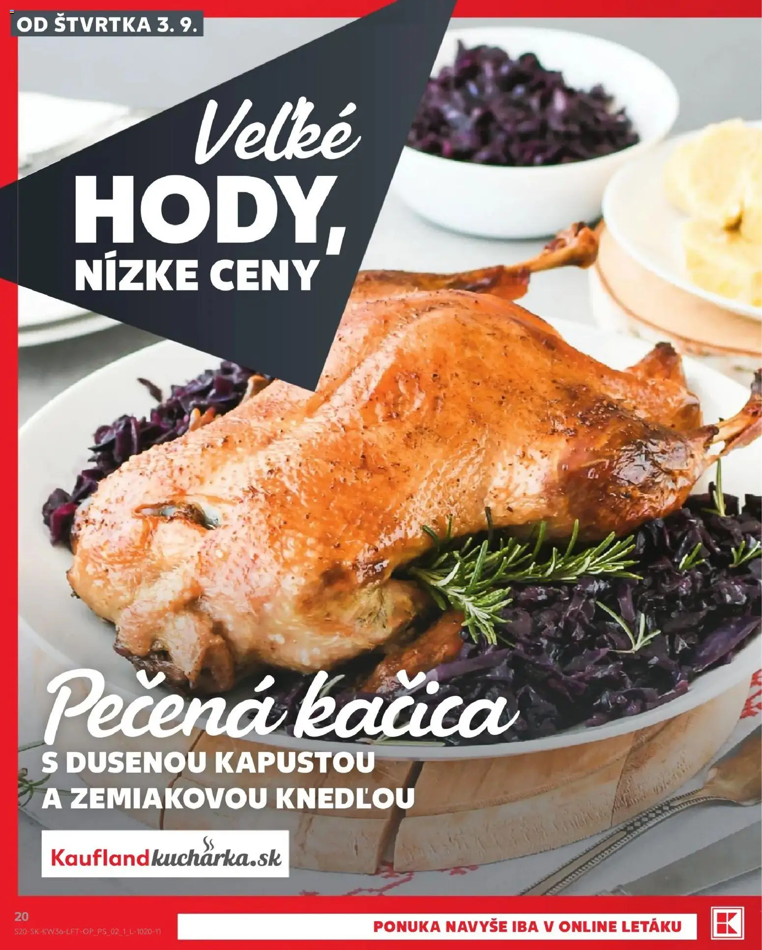 Náhľad Kaufland letáku platného od 03.09.2026 - Kačica