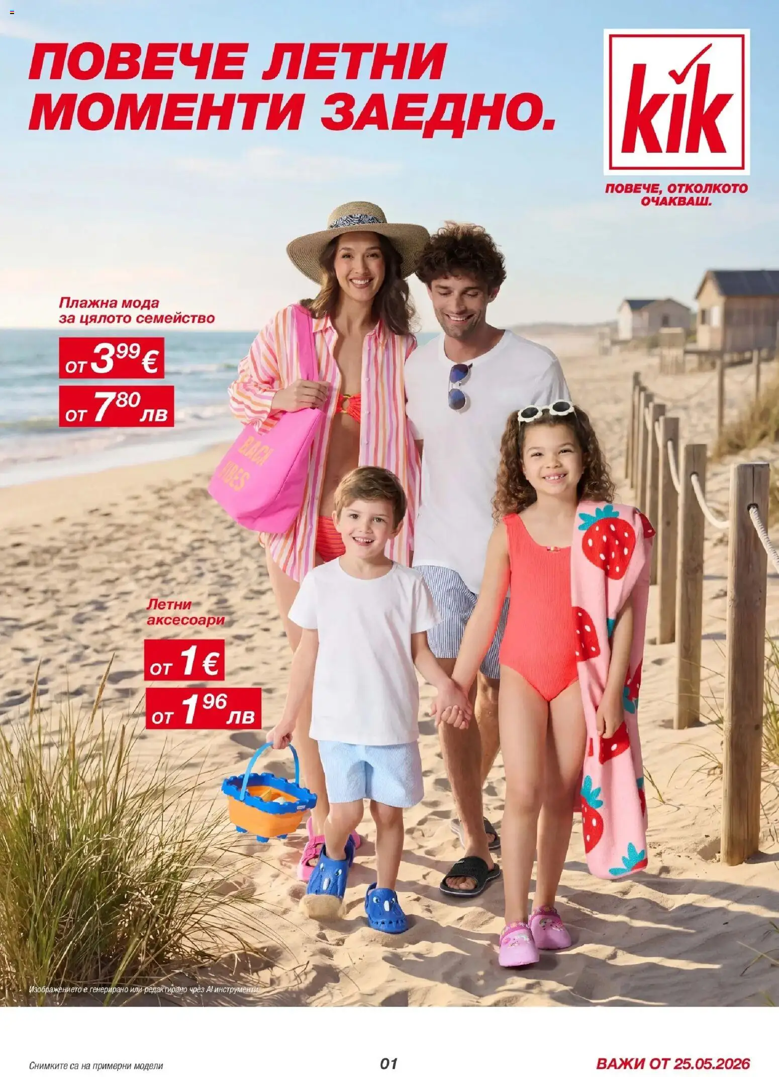 Преглед на Kik брошура - Повече летни моменти от магазин Kik - Офертата е валидна от 25.05.2026