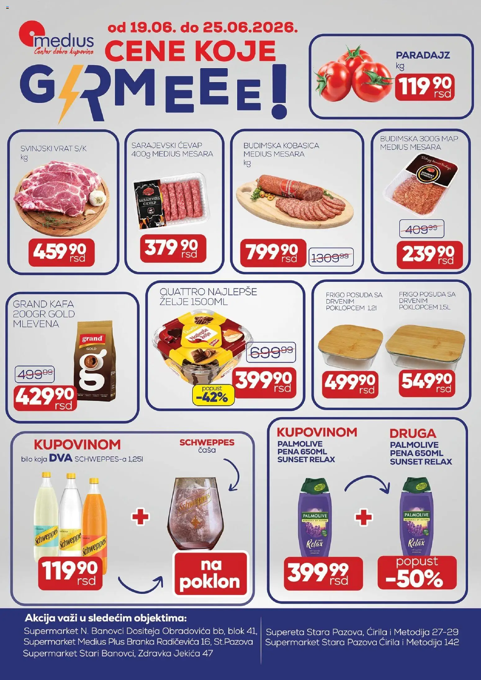 Pregled Medius kataloga - važi od 19.06.2026