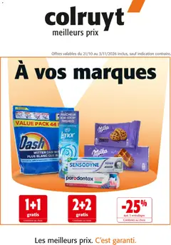 Prévisualisation de Colruyt catalogue du magasin Colruyt formulaire valide 21/10/2026