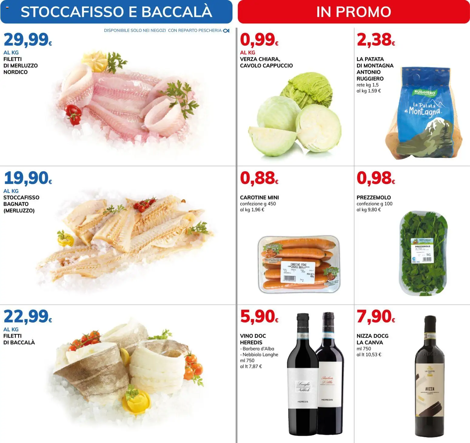 Anteprima dell'opuscolo Basko volantino Speciale Autunno dal negozio Basko valido da 20/10/2026 - Vino, Cavolo cappuccio, Cavolo, Merluzzo, Prezzemolo, Cappuccio