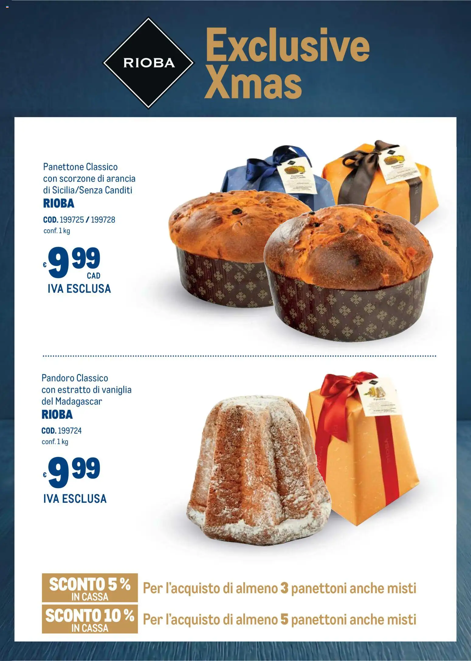 Anteprima dell'opuscolo Metro volantino Regalistica Natale dal negozio Metro valido da 19/10/2026 - Panettone, Pandoro, Arancia, Vaniglia
