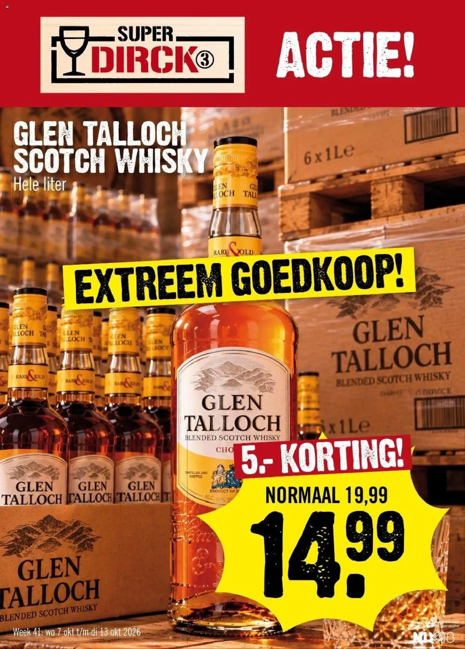 Voorbeeld van Dirk folder - Super Dirck 3 van winkel Dirk geldig vanaf 07-10-2026 - Whisky