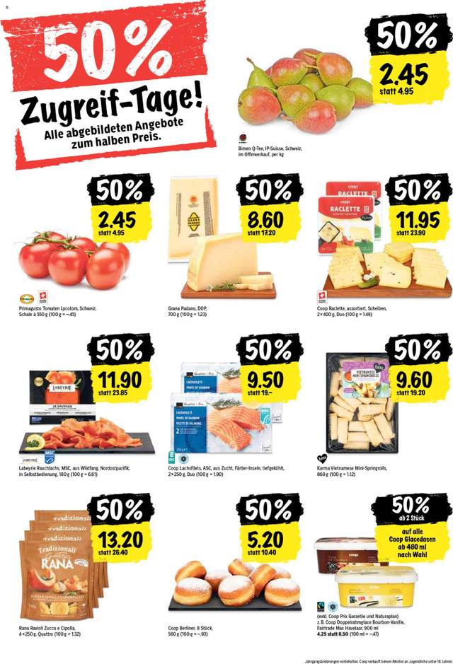Neue Coop Aktionen ab 10.09.
