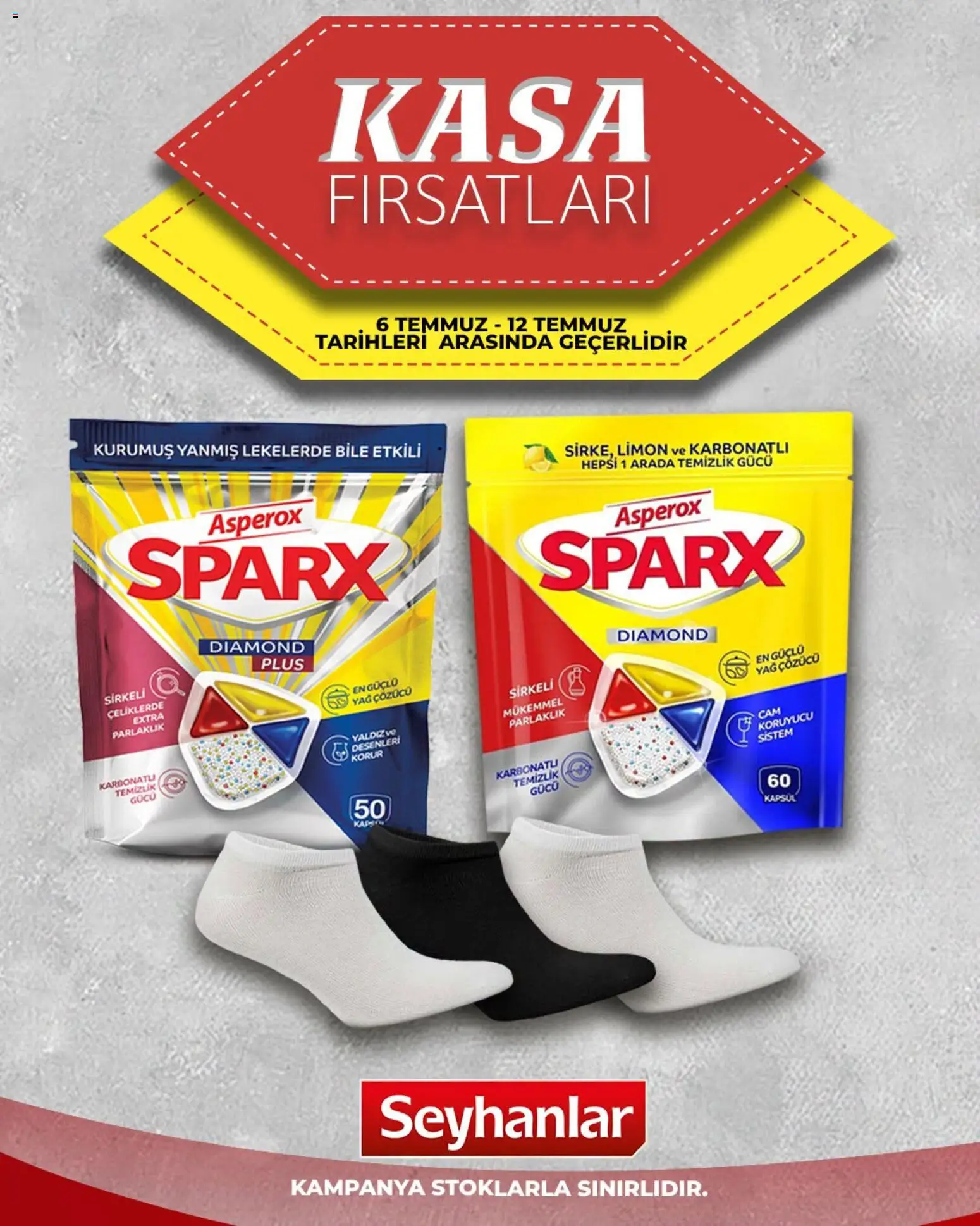 Seyhanlar Market Seyhanlar Market - Katalog Kasa Fırsatları 06.07.2026 - Broşürünün önizlemesi - Limon, Yağ, Kasa, Yağ çözücü