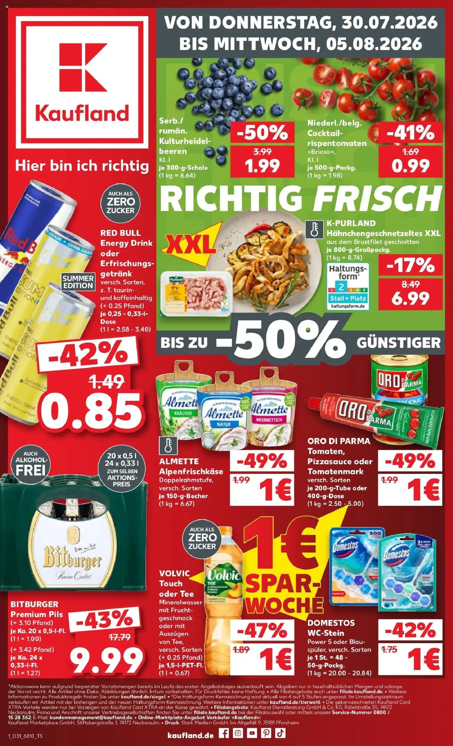 Vorschau von dem Prospekt des Geschäftes Kaufland, gültig ab dem 30.07.2026