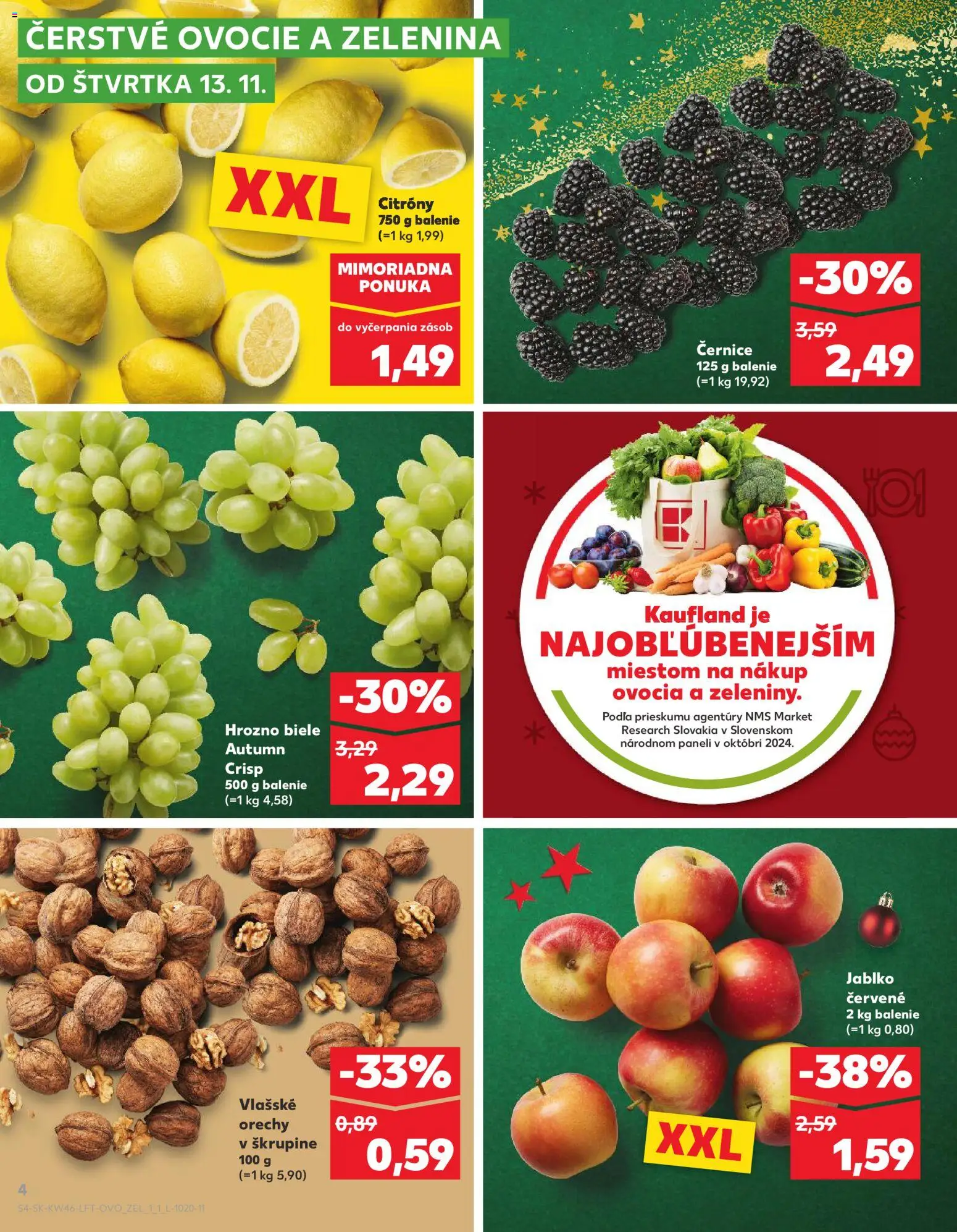 Náhľad Kaufland letáku platného od 13.11.2025