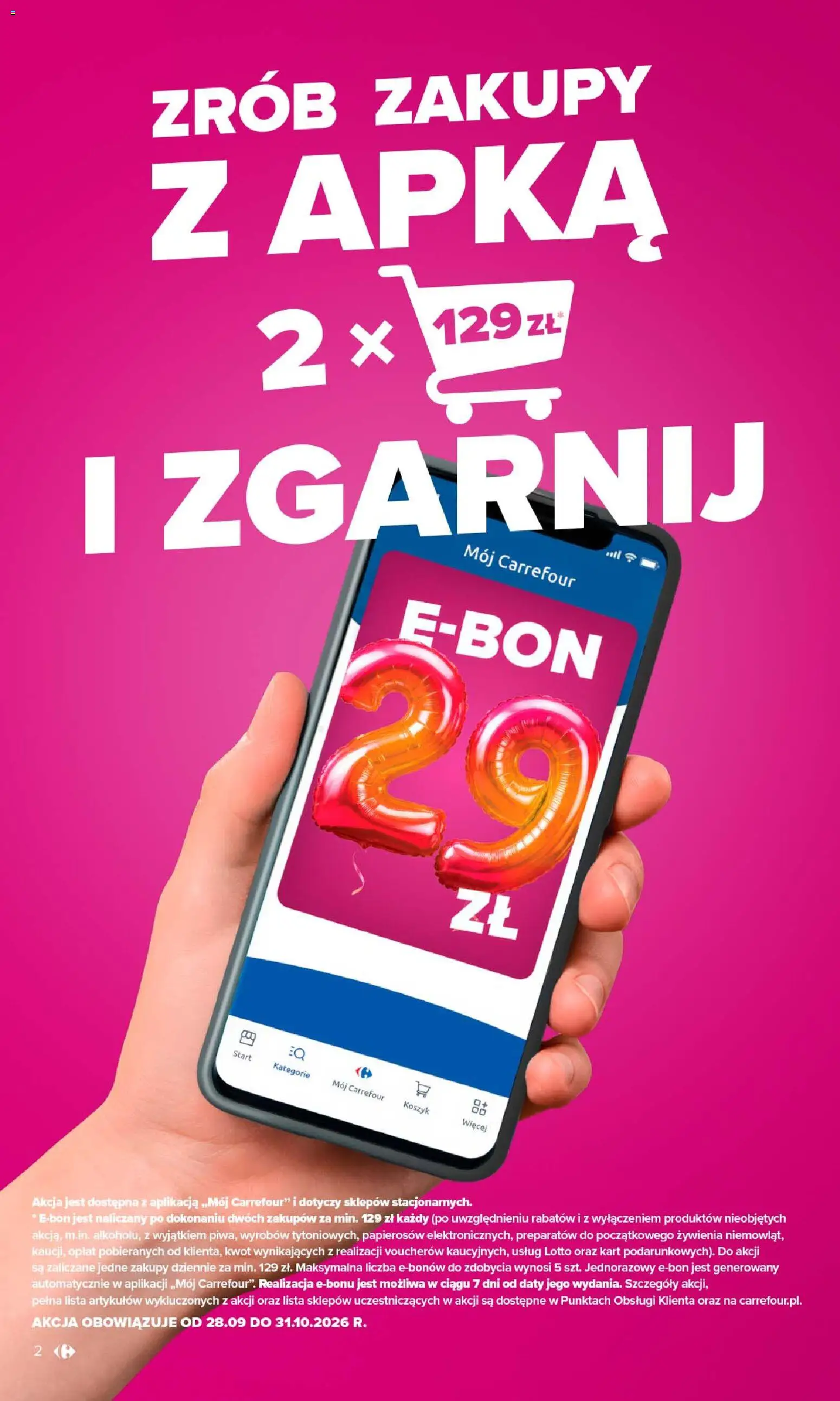 Pogląd gazetki "Carrefour gazetka" ze sklepu Carrefour ważnej od 28.09.2026