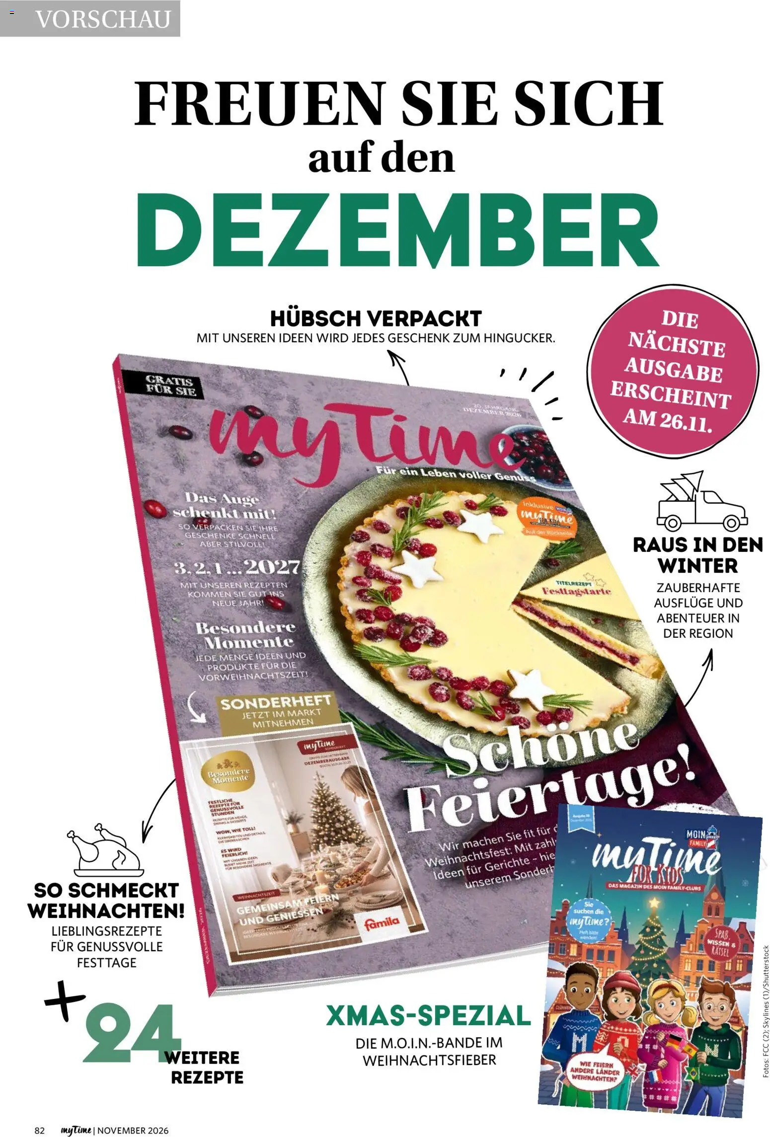 Vorschau von dem Prospekt des Geschäftes Famila Nordwest, gültig ab dem 01.11.2026 - Gerichte, Magazin
