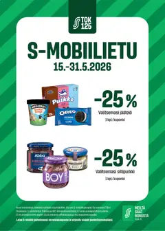 Kaupan Sale Sale - S-mobiilietu esikatselu, voimassa 15/05/2026